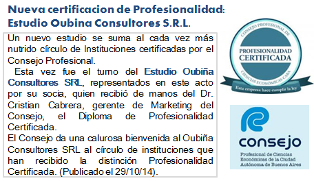 profesion certificada